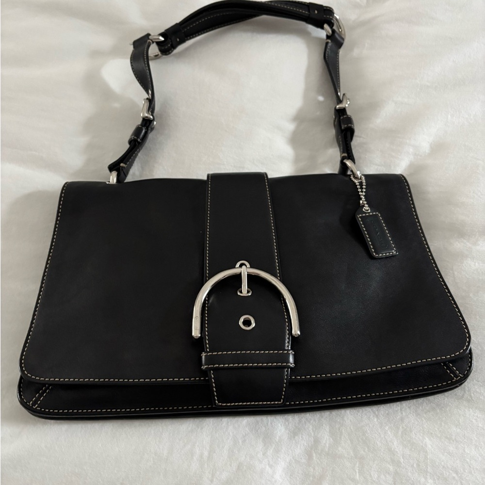 Coach Black leather Soho bag